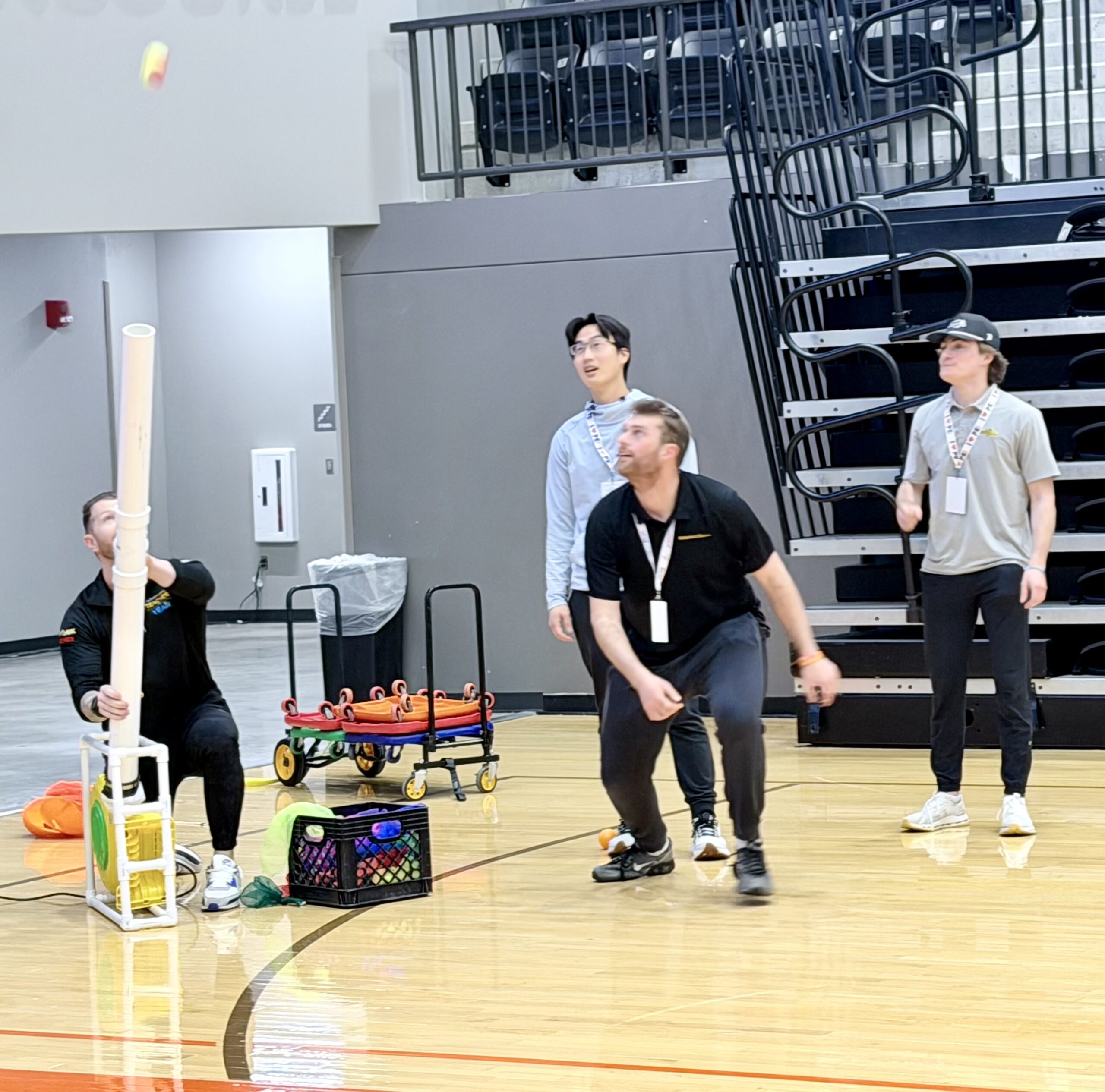 Students playing